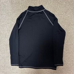ラッシュガード　110cm ブラック　UVカットの画像