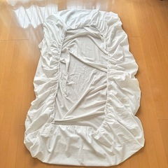 無印良品　ダブル　シーツ　ボックスシーツの画像