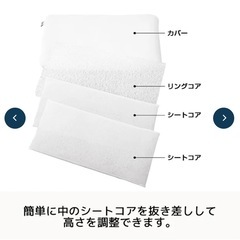 エアウィーヴ ピロー S-LINE 2個セットの画像