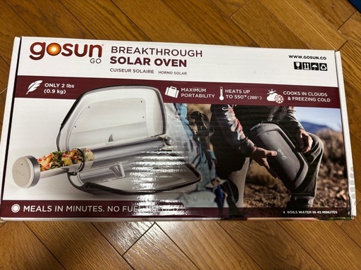 SOLAR OVEN ソーラーオーブン　go sun キャンプ用品　防災