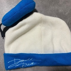 【美品】Disney ドナルド ニット帽の画像