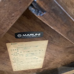 センターテーブル（ラウンド）　【町田市再生家具】　1004 マルニ製の画像