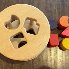 ボーネルンド 木のおもちゃ 型はめの画像