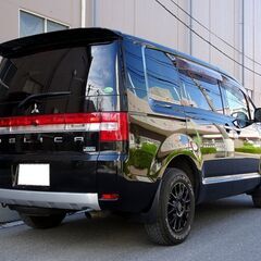 車検満タン デリカD5 Dプレミアム クリーンディーゼルターボ ナビ フルセグTV Bluetooth バックモニター 両側パワスラ パワーバックドア スマートキー シートヒーター クルコン HID ETCの画像