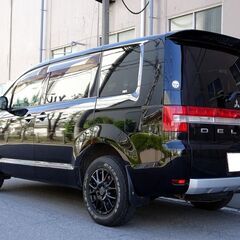 車検満タン デリカD5 Dプレミアム クリーンディーゼルターボ ナビ フルセグTV Bluetooth バックモニター 両側パワスラ パワーバックドア スマートキー シートヒーター クルコン HID ETCの画像