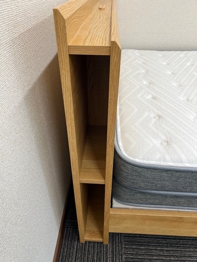 名古屋市内お届け無料ベットフレームのみセミダブルニトリ