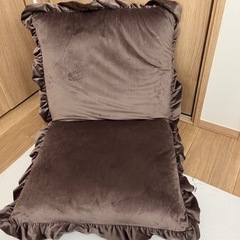 フランフラン　座椅子、クッション　セットの画像