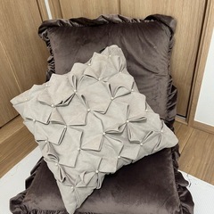 フランフラン　座椅子、クッション　セットの画像