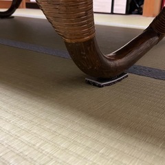 【美品】【応接間】ローテーブル　強化ガラスの画像