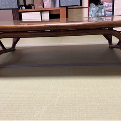 【美品】【応接間】ローテーブル　強化ガラスの画像