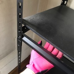メタルラック　黒の画像