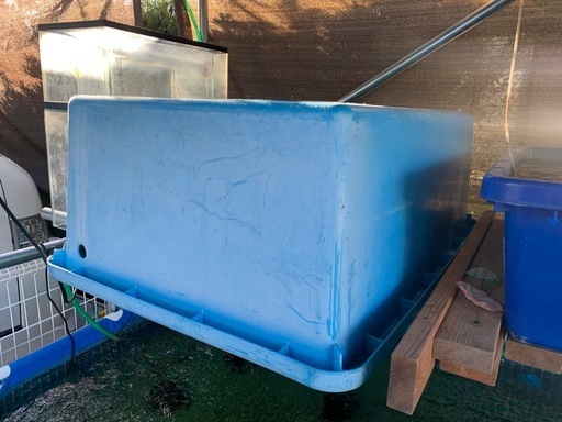 期間限定値引中！水槽　金魚メダカ　三甲　角タブ　400L