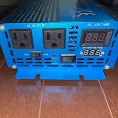 【ジャンク」】インバーター　1500wの画像