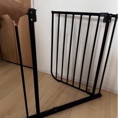 ベビーゲート　ブラックの画像