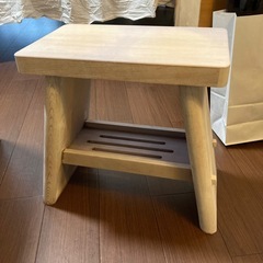 ［譲り先決定］木製風呂椅子の画像