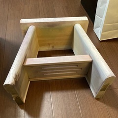 ［譲り先決定］木製風呂椅子の画像