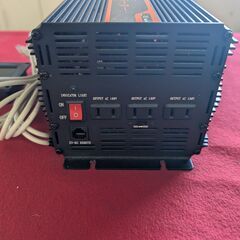 EDECOA 1500w 正弦波 インバーター 12v　新液晶リモートの画像