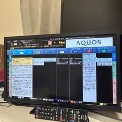 超美品) シャープ液晶テレビ　2022年製　2T-C22DEの画像