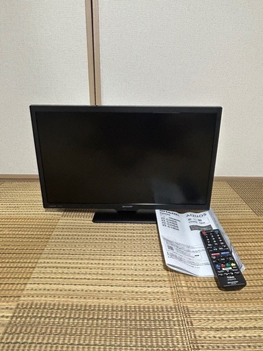 値下げしました！美品）シャープ液晶テレビ　2022年製　2T-C22DE