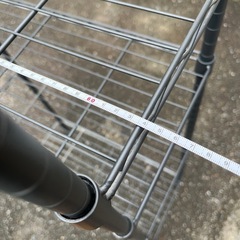 スチールラック　黒の画像