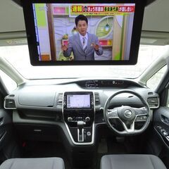 即乗りＯＫ 29年式 セレナハイブリッド 上級グレードG 実走行 エマージェンシーブレーキ ナビ フルセグTV Bluetooth フリップダウンモニター バックモニター 両側パワスラ インテリキー クルコン LEDライト ETC ドラレコの画像