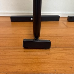 サイドテーブル2個セット　木　茶色　アンティーク　木目調　　の画像