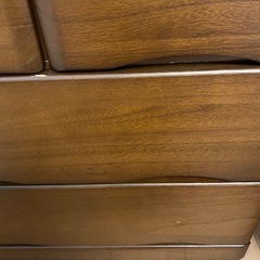 大川家具 アビライト 日本製 天然木 桐材 クローゼット チェスト 幅60 奥行60 高さ63.4の画像
