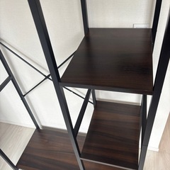 ハンガーラック棚付きの画像