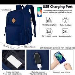新商品　リュック 26L大容量 USB充電ポート ビジネスリュック 旅行用リュックサックの画像