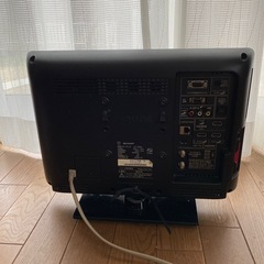 シャープ16インチ液晶テレビの画像