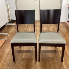 ダイニングチェア2脚セット　【町田市再生家具】　251915の画像