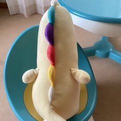 ダ恐竜　ぬいぐるみ(大)　イエロー　ダイソーの画像