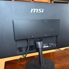 MSI ブラック ディスプレイモニター 27の画像