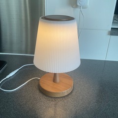 オーム電機 LEDタッチライト 木目 電球色 TT-Y20T-Tの画像