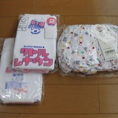 未使用・女児アンダーシャツ(140サイズ)、スパッツ(120)ほかの画像