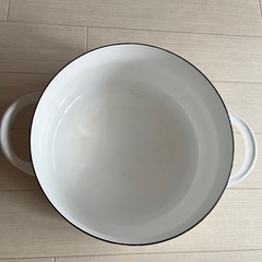 【取引完了】ホーロー鍋✳︎野田琺瑯 キャセロール25センチの画像