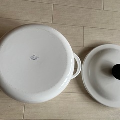 【取引完了】ホーロー鍋✳︎野田琺瑯 キャセロール25センチの画像