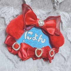 No.99 デコ名札 レッドの画像