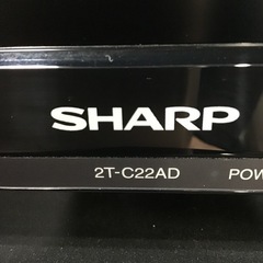 SHARP     22vテレビ　2020年製　凡庸リモコン付き　中古品の画像