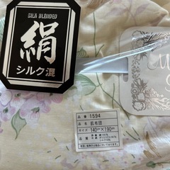 　高級シルク混肌掛け布団の画像