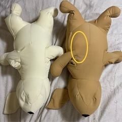 🐶注意  A単品の値段  ぬいぐるみ　48✖️48✖️h15cm  (Bは30%引) の画像