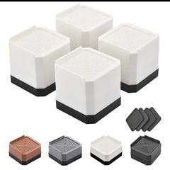 新品未使用　防振台 4個セット IST001 2段　洗濯機　かさ上げ　白の画像