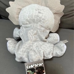 GRRRザウルス　ぬいぐるみパペット　恐竜　ぬいぐるみ　トリケラトプス　おもちゃの画像