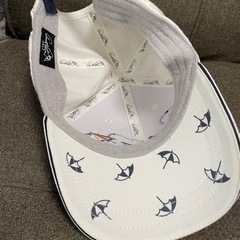 帽子　ゴルフキャップ　白　良美品の画像