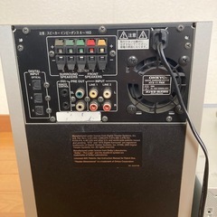 コンポとウーファー中古ジャンクの画像