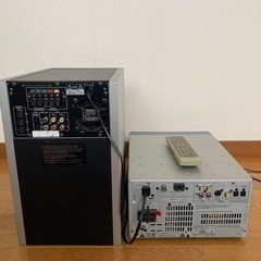 コンポとウーファー中古ジャンクの画像