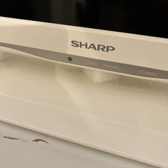 SHARP シャープ　テレビ　液晶テレビ　白　ホワイト　24V 24インチ　リモコン無し　24型【動作ok】の画像