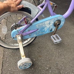 アナ雪自転車の画像