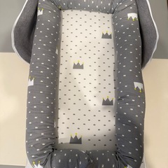 ベビー用　ベッドインベッド　
グレーの画像