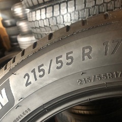 215/55R17ミシュラン2本取り付け無料の画像